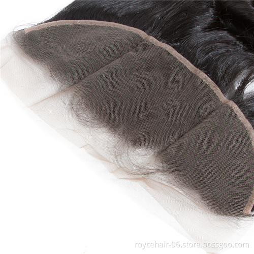 Illusion Raw Indian Cambodian Perruque Thin Skin Lace Front Brazilian Loose Wave 13x4 18 inch Frontals